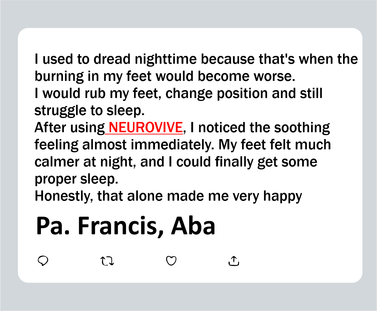Testimonial