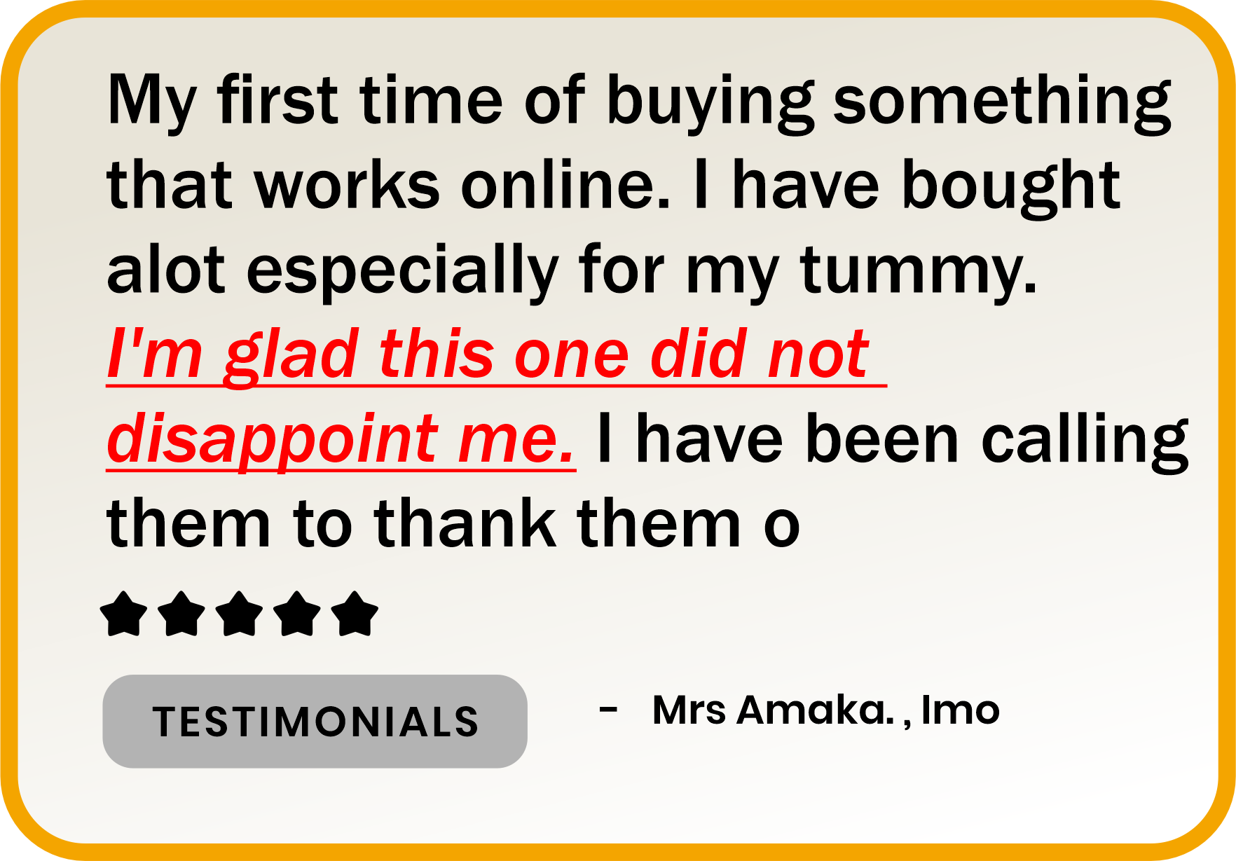Customer Proof — Repeat Buyer
